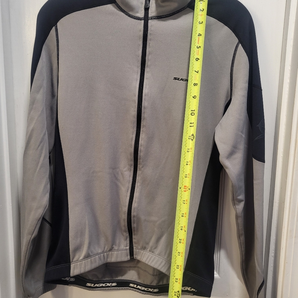 Sugoi Women's Cycling Jacket, Grey / Gray and Black, LG Large - Picture 9 of 11